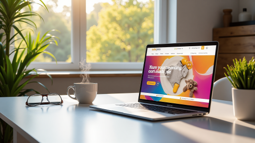 在线教育平台网站界面截图，橙色主题设计，包含课程展示和学习功能模块，界面友好易用