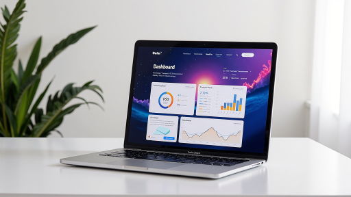 现代化金融企业官方网站界面截图，简洁大气的设计风格，蓝色主题色彩，包含企业介绍和产品展示模块